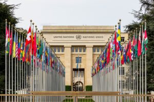 Plenário da Assembleia Geral da ONU durante debates multilaterais
